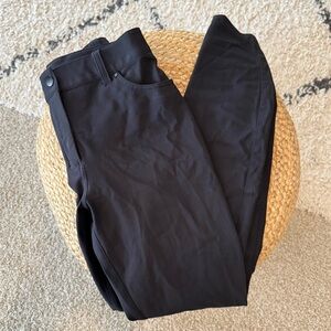 Lululemon City Sleek Black 5 Pocket 7/8 Pants Size 27